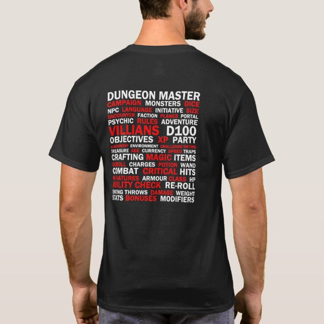 Camiseta Videojugador del DM (Reverso)