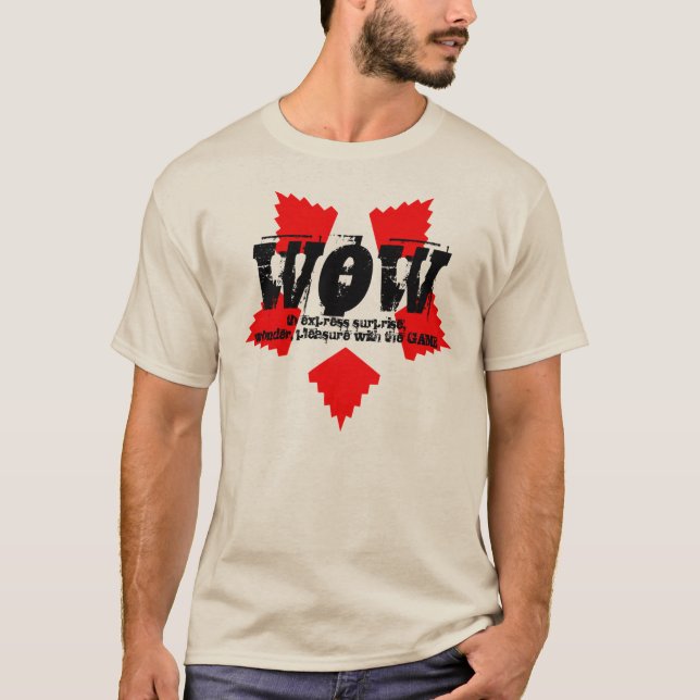 Camiseta ¿Videojugador del wow? (Anverso)