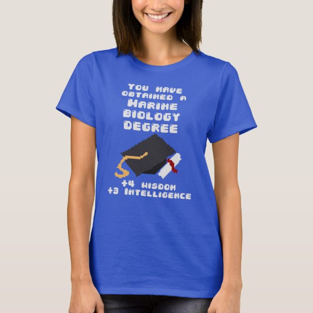 Camiseta Videojugador divertido del RPG de la biología del (Anverso)