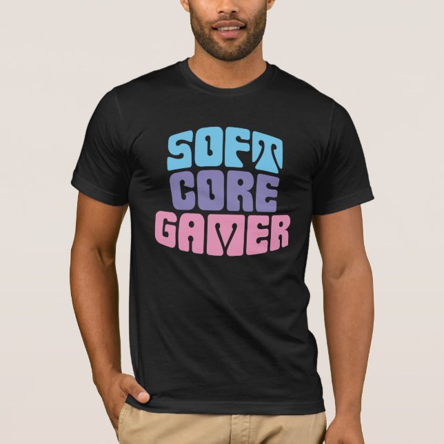 Camiseta Videojugador Softcore para hombre (Anverso)