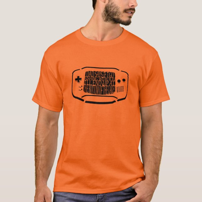 Camiseta videojugador triste (Anverso)