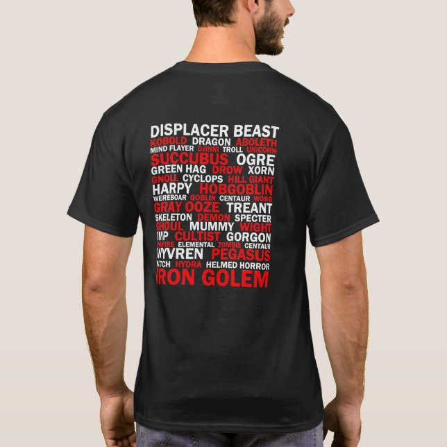 Camiseta Videojugador verdadero (Reverso)