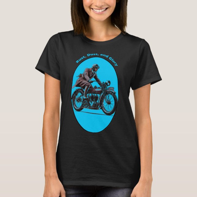Camiseta Videomotociclista de época con gafas URM (Anverso)