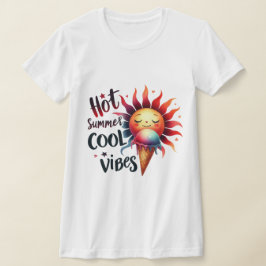 Camiseta Videos fríos de verano caliente