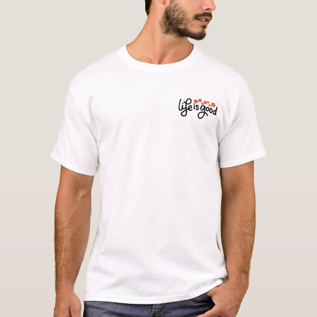 Camiseta Videotipos de alimentación de flor (Anverso)