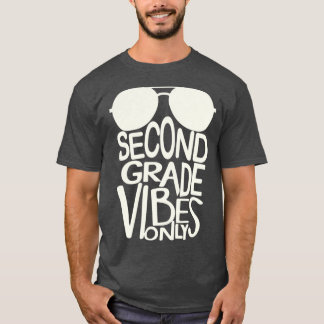 Camiseta Vider de segundo grado sólo gafas de sol de vuelta