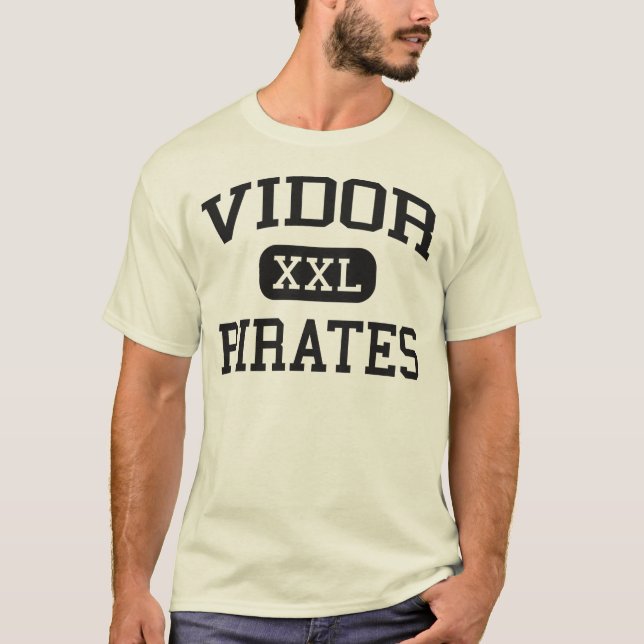 Camiseta Vidor - piratas - escuela de secundaria - Vidor (Anverso)