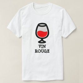 Camiseta Vidrio con vino tinto y vinagre de texto