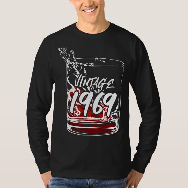 Camiseta Vidrio Con Vintage 1969 (Anverso)