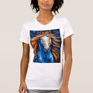 Camiseta Vidrio de caballo pintado