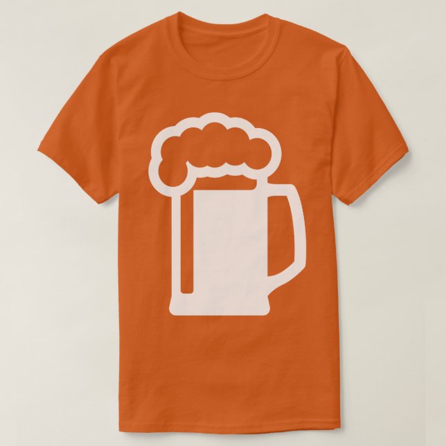 Camiseta Vidrio de cerveza (Diseño del anverso)