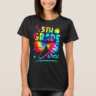 Camiseta Vidrio De Colas De Arco Iris De 5º Grado De Vuelta