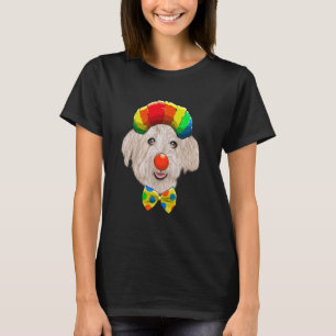 Camiseta Vidrio de payaso de circo de un pato azul