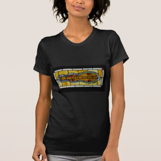 Camiseta vidrio dulcimer-manchado