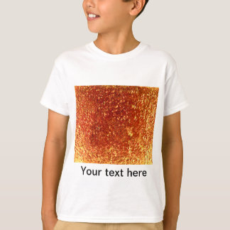 Camiseta Vidrio fundido dorado