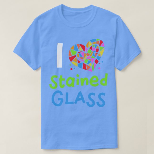Camiseta Vidrio manchado (Diseño del anverso)