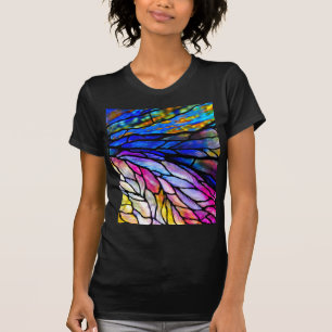 Camiseta Vidrio manchado por Tiffany