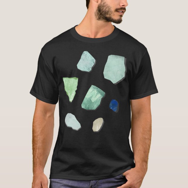 Camiseta Vidrio marino (Anverso)