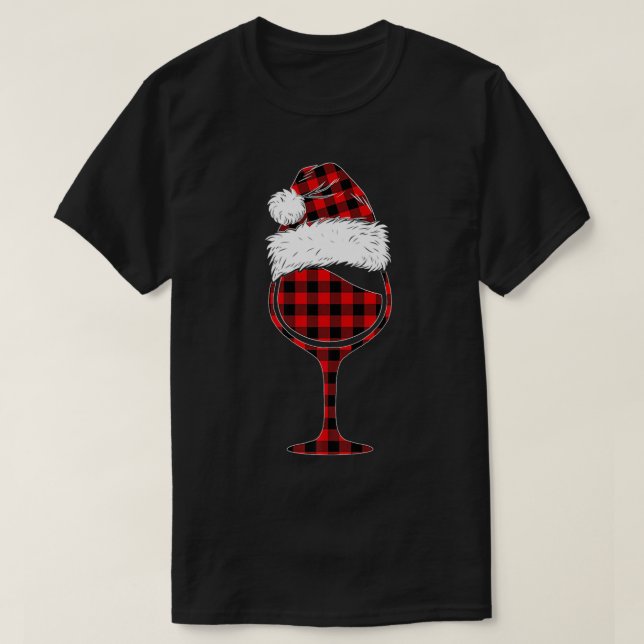 Camiseta Vidrio Navidades Red Plaid Buffalo Funny Win (Diseño del anverso)