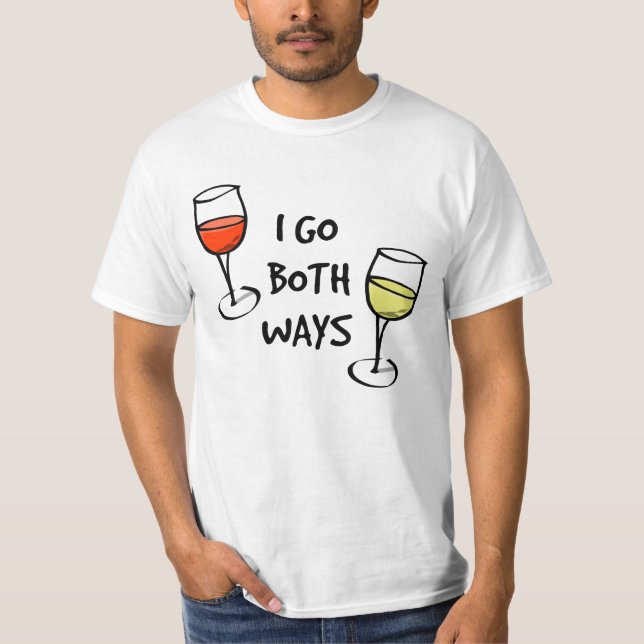 Camiseta Vidrio personalizado De Las Dos Maneras Divertidas (Anverso)