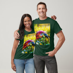 Camiseta Vidrio pulido de galimatías descoloridas
