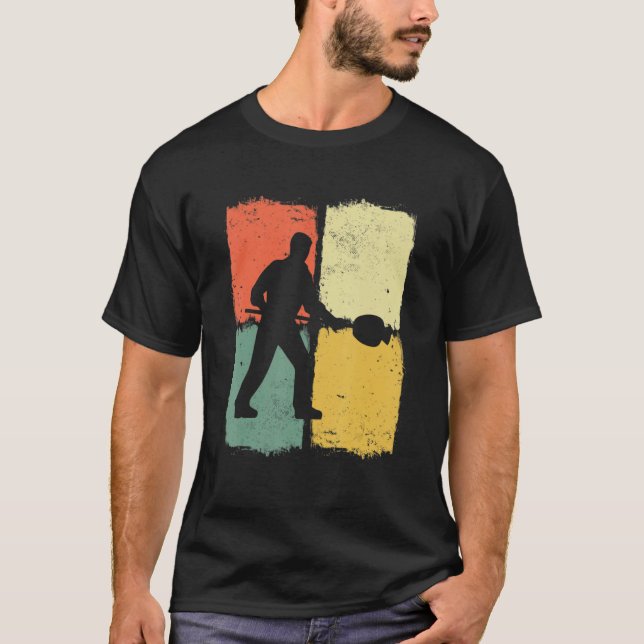 Camiseta Vidrio retro de soplo de vidrio de vidrio (Anverso)