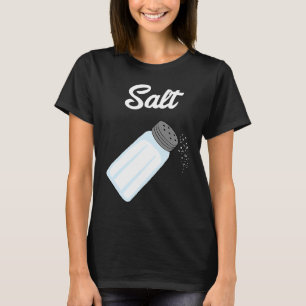 Camiseta Vidrio sacudido de sal Sabor de Pareja Vestido