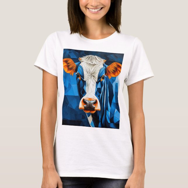 Camiseta Vidrio teñido de vaca (Anverso)