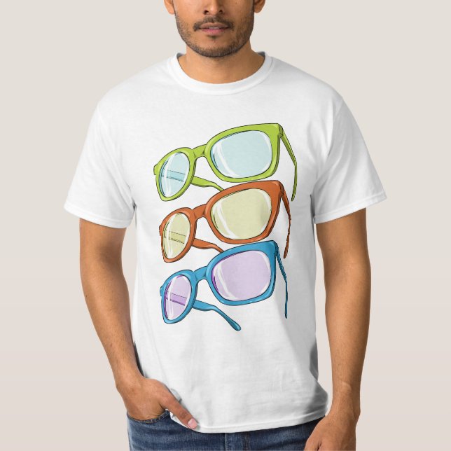 Camiseta Vidrios coloridos (Anverso)