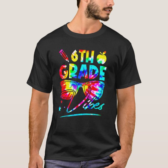 Camiseta Vidrios De Ojo De Arco Iris De 6º Grado De Vuelta  (Anverso)