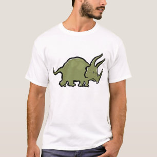 Camiseta vidrios que llevan del triceratops