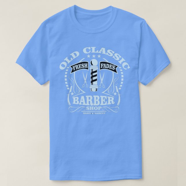 Camiseta Vieja Barbería (Diseño del anverso)