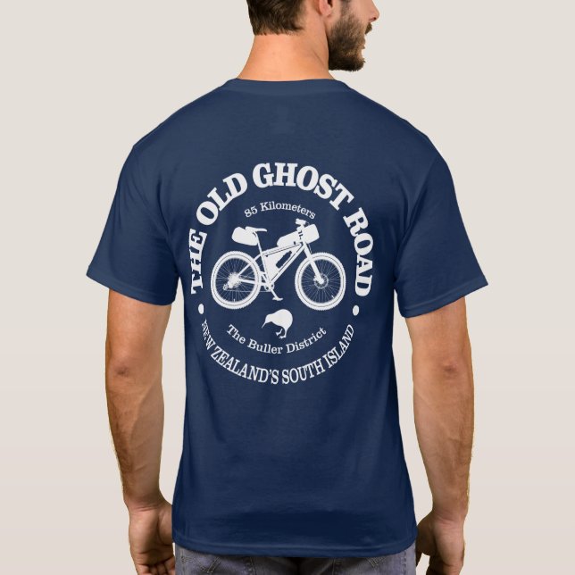 Camiseta Vieja carretera fantasma (MTB) (Reverso)