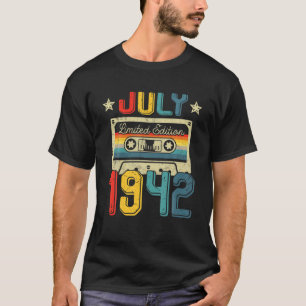 Camiseta Vieja Cinta De Cassette De Julio De 1942 79º Deco 