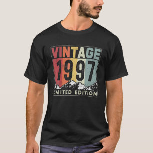 Camiseta Vieja Decoración De 25 Años Vintage 1997 25º Cumpl