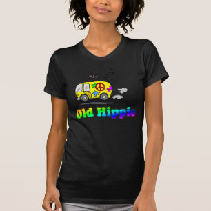 Camiseta vieja del autobús del Hippie