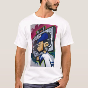 Camiseta VIEJA del carácter del ESTILO de SKOOL