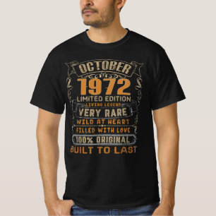 Camiseta Vieja edición limitada octubre 1972 Leyenda viva
