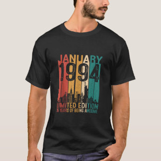 Camiseta Vieja Enero 1994 30 Años De Ser 30° Bir