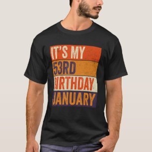 Camiseta Vieja enero de 1970 53 años es mi 53° hermano