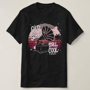 Camiseta Vieja Escuela Aún Molona Gramófono Vintage Retro
