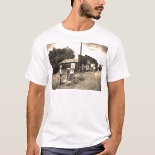 Camiseta Vieja gasolinera del vintage