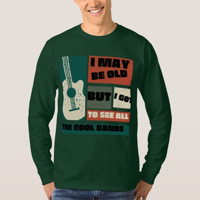 Camiseta vieja guitarra (Anverso)
