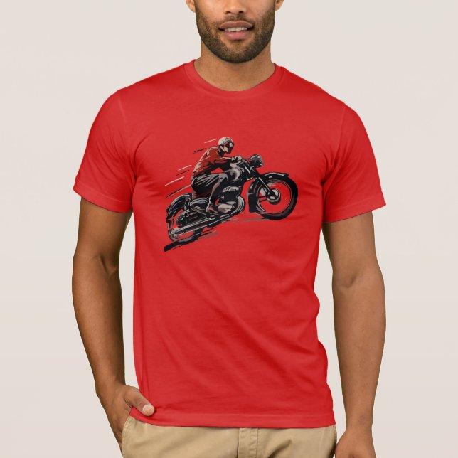 Camiseta Vieja motocicleta (Anverso)