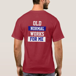 Camiseta Vieja normalidad -Trump "Drena el pantano": MAGA d
