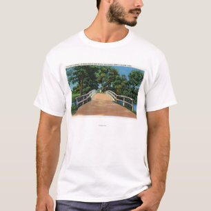Camiseta Vieja opinión del norte del puente de la estatua