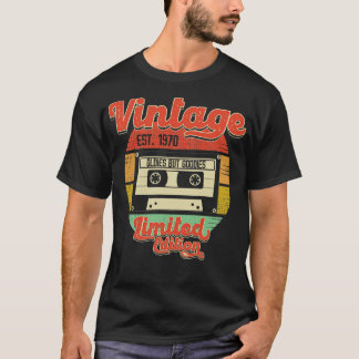Camiseta Vieja Retro 1970 Cinta De Cassette Oldies Pero Goo