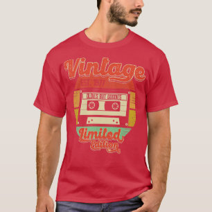 Camiseta Vieja Retro 1977 Cinta De Cassette Oldies Pero Goo