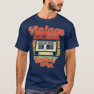 Camiseta Vieja Retro 1981 Cinta De Cassette Oldies Pero Goo