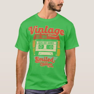 Camiseta Vieja Retro 1989 Cinta De Cassette Oldies Pero Goo